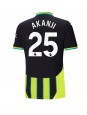 Manchester City Manuel Akanji #25 Replika Borta Kläder 2024-25 Kortärmad